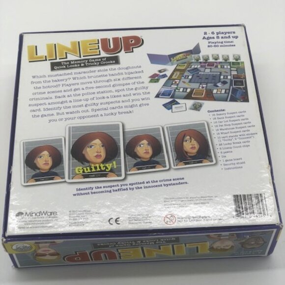 Mindware Line Up (The Memory Game of Quick Looks & Tricky Crooks) - Picture 4 of 6